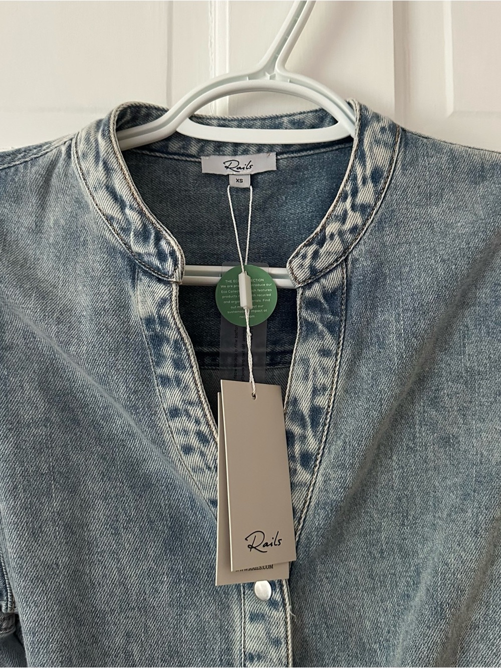 Rails Kingsley Dress Antique Blue Size XS NWT - Picture 9 of 15
